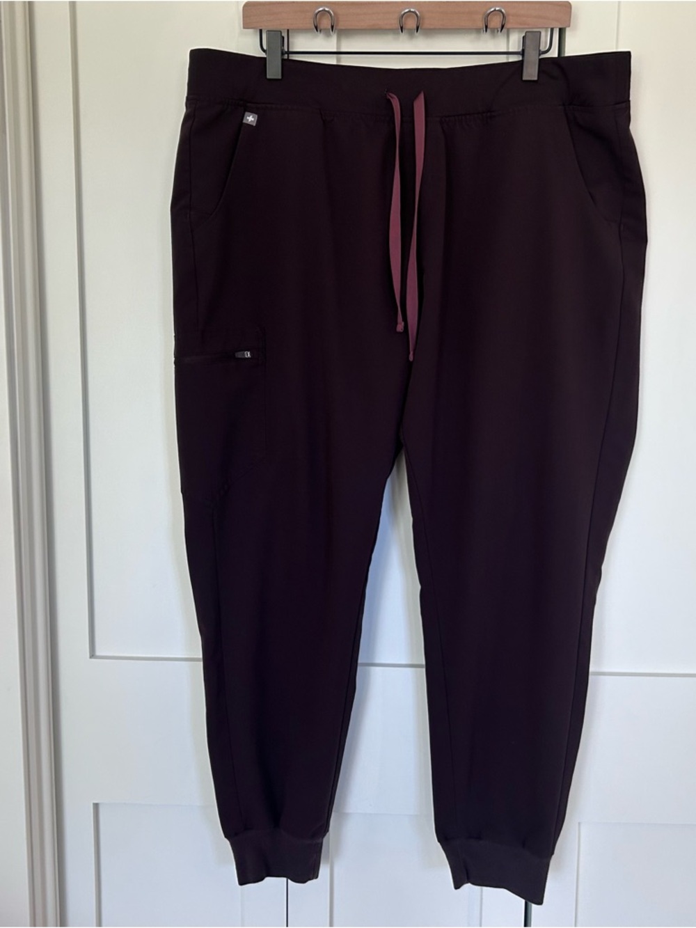 Figs Zamora Joggers Scrub Bottoms Deep Purple Size XXL